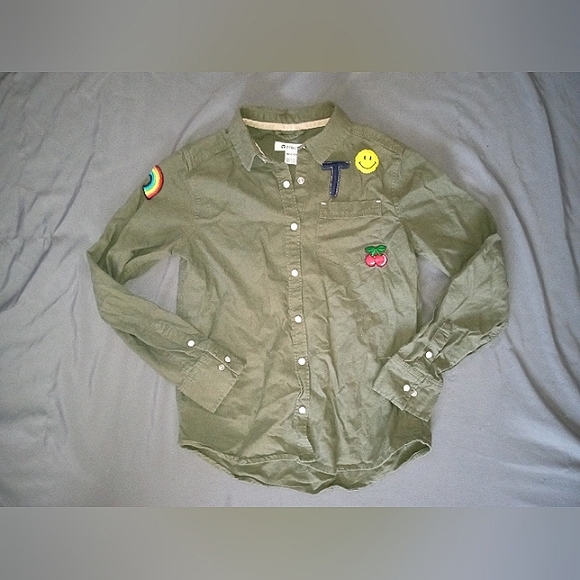 Girls Button Down size 10-12 - Picture 1 of 3